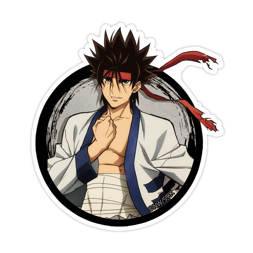 Rurouni Kenshin Sanosuke Sagara Mini Sticker