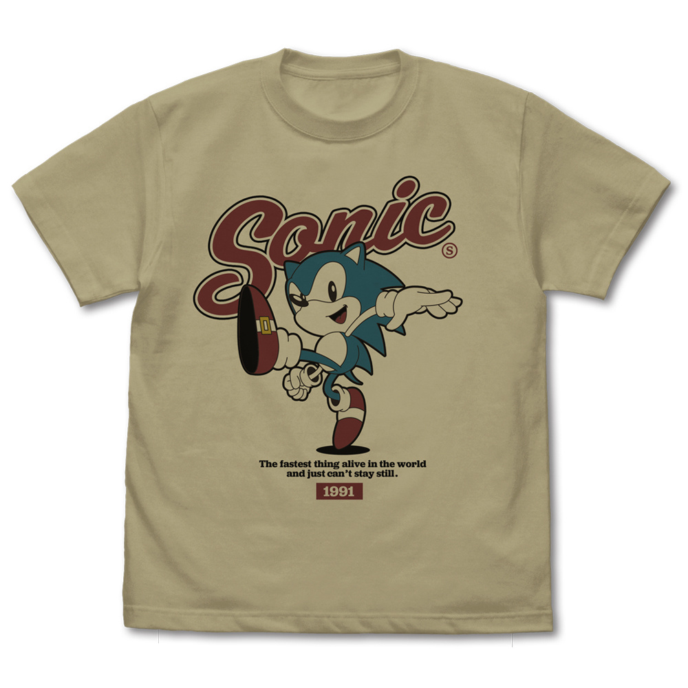 Sonic The Hedgehog: Classic Sonic Vintage T-Shirt / Sand
