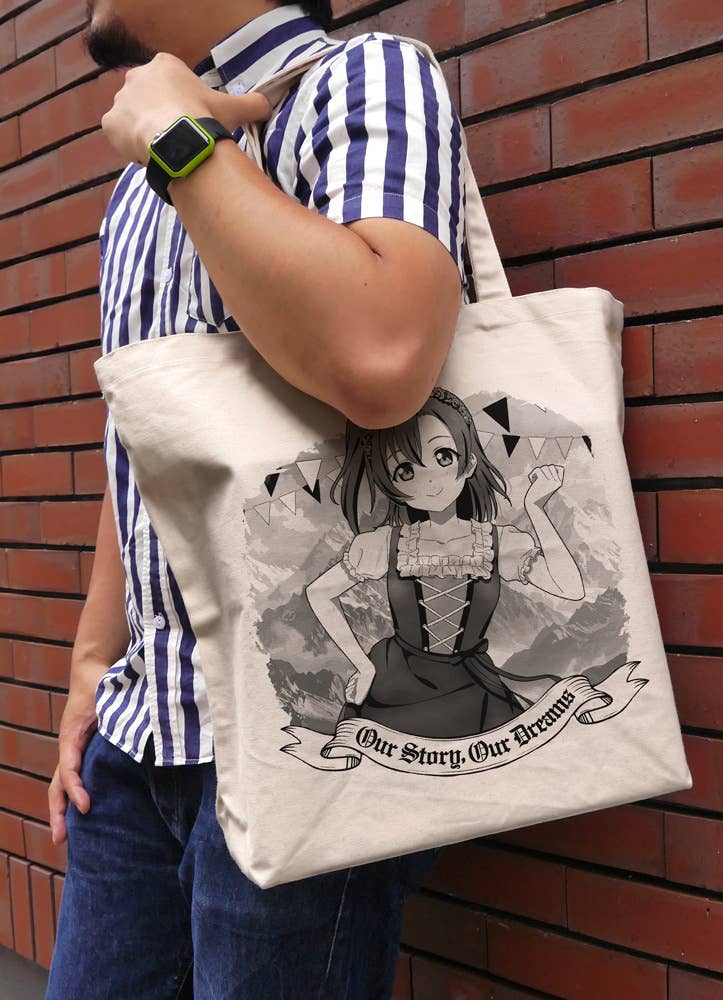 Love Live!: Newly Illustrated Honoka Kousaka Large Tote Bag Dirndl