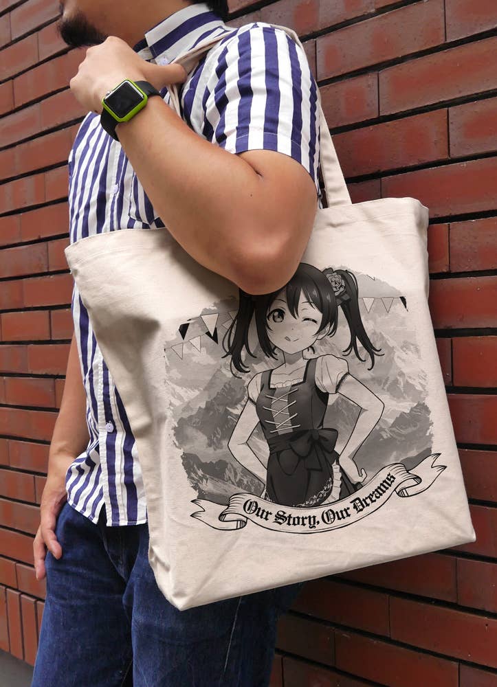 nico♡さん専用 Love Live!: Newly Illustrated Yazawa Nico Large Tote Bag Dirndl