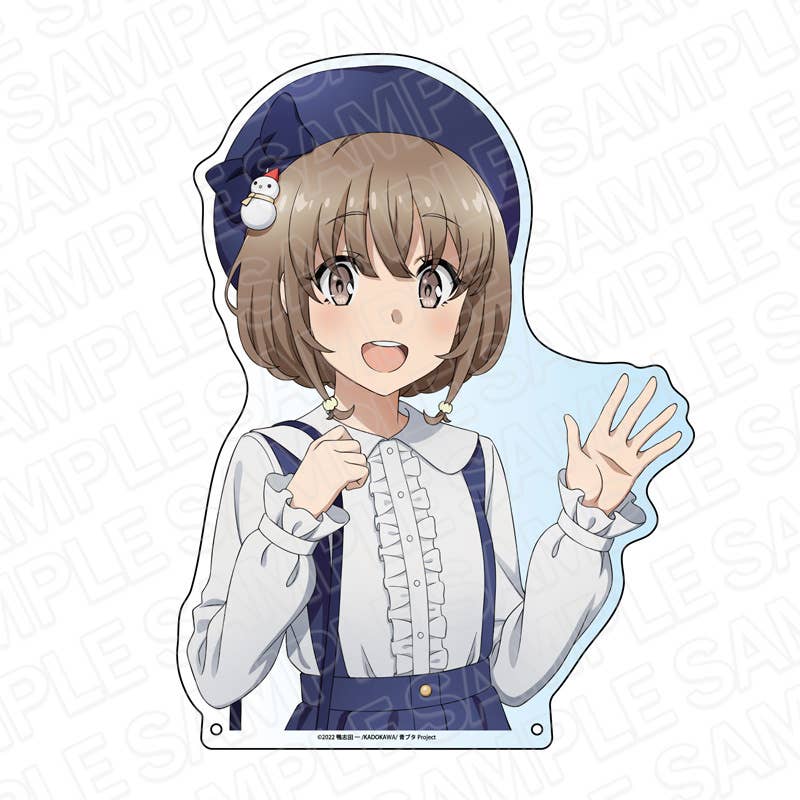 Kaede Haircuts Rascal Theater Anime Rascal Does Not Dream of a Knapsack Kid Die Cut Acrylic ...