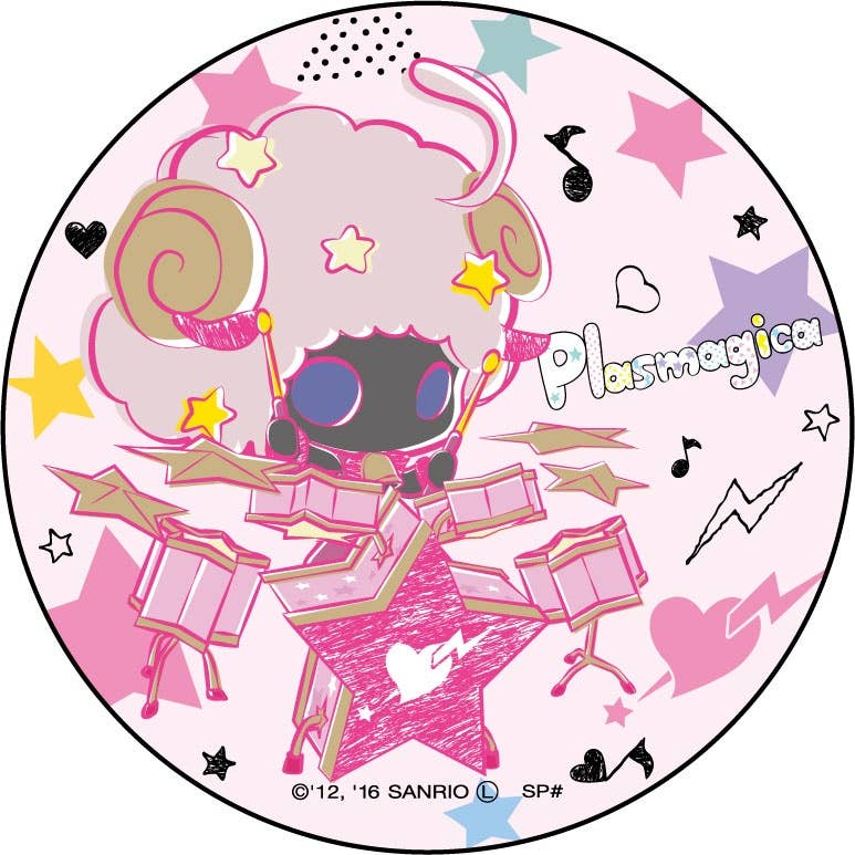 Show By Rock!! Can BaDge Moa HanD Drawing Cute Ver.