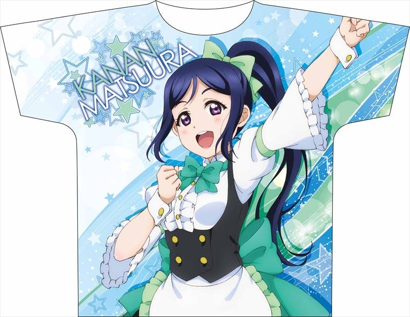 Love Live! Sunshine!! Full Graphic T-shirt Kanan Matsuura Welcome 