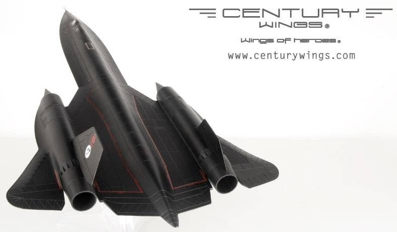 Century Wings 1:72 SR-71A Blackbird Diecast Model - USAF Skunk Works 'Wings Of Heroes'