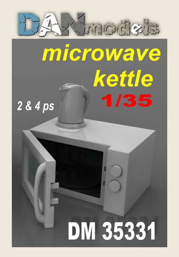 Microwave & kettle