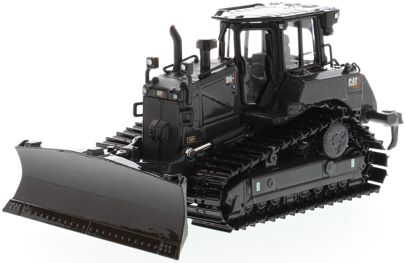 CAT D6XE LGP Bulldozer VPAT with Blade Black / Gray Color CAT D6XE LGP Bulldozer VPAT with Blade Black / Gray Color