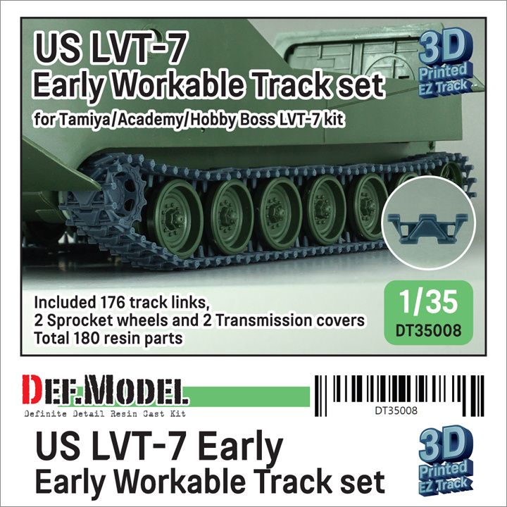 US LVT-7 Early Workable Track set (for Tamiya/Academy/Hobby Boss