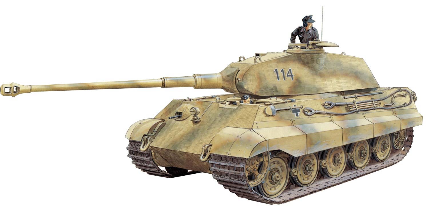 Sd.Kfz.182 King Tiger Porsche Turret w/Zimmerit | HLJ.com