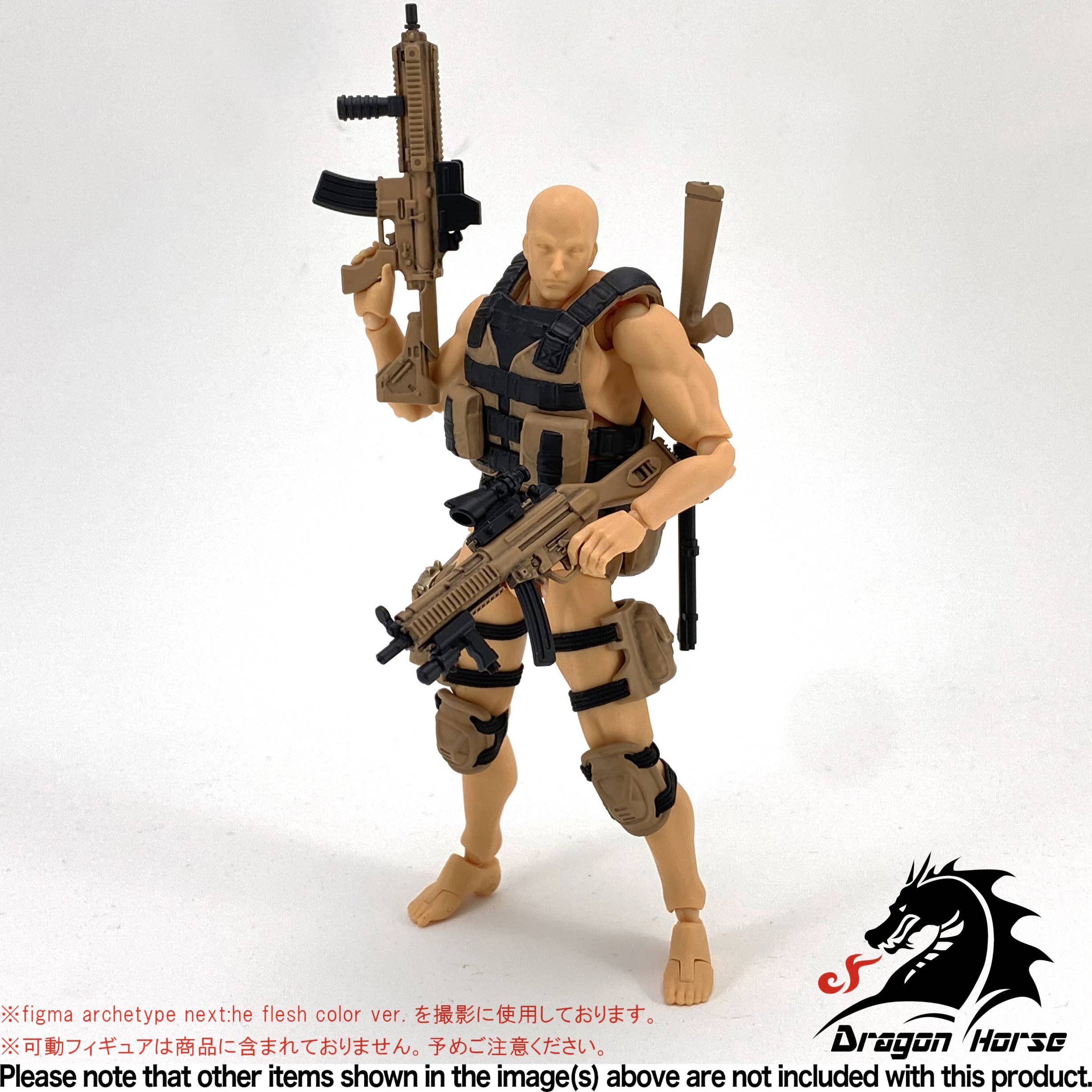 DHE001AD Action Figure Equipment Set A (Assault) Desert Ver.