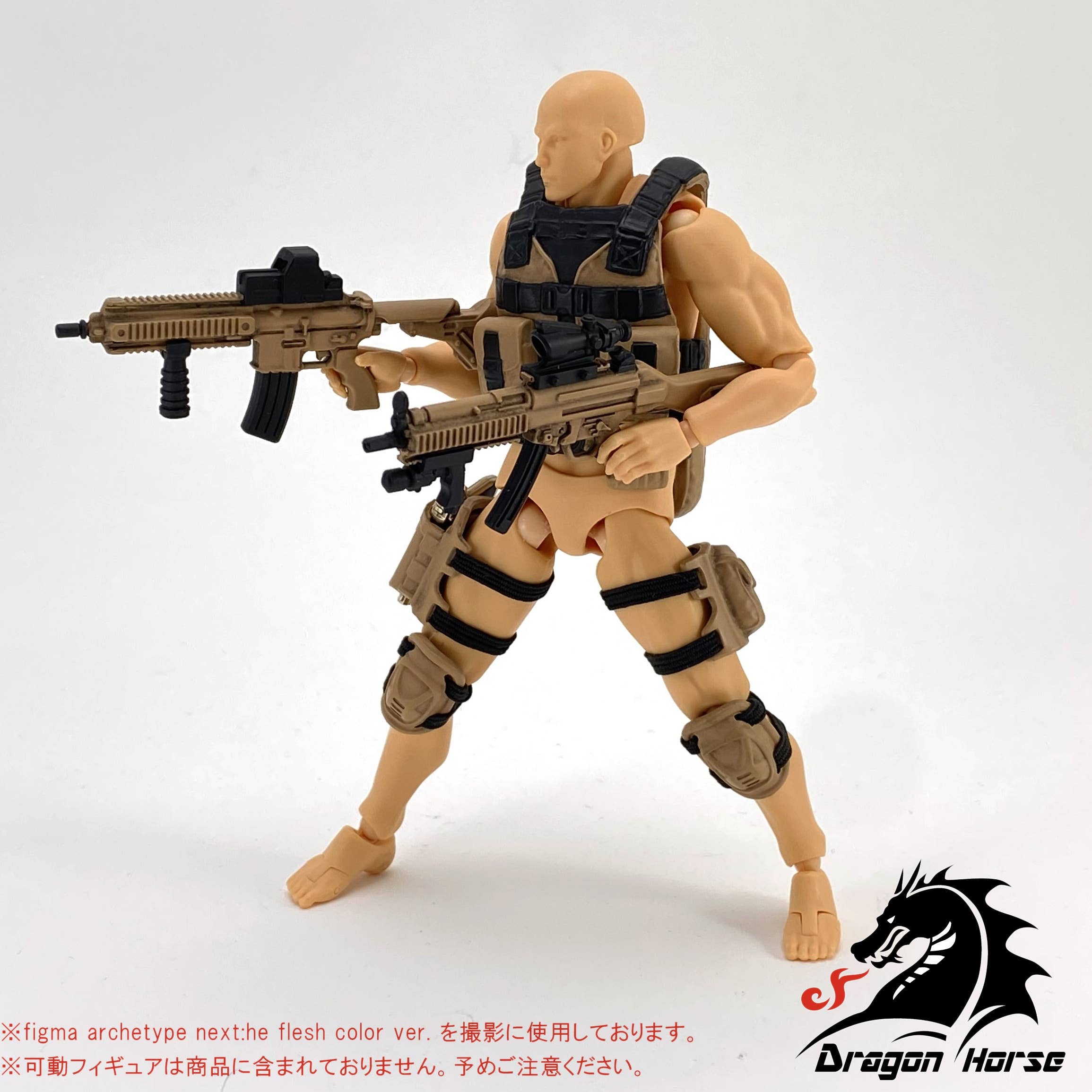 DHE001AD Action Figure Equipment Set A (Assault) Desert Ver.