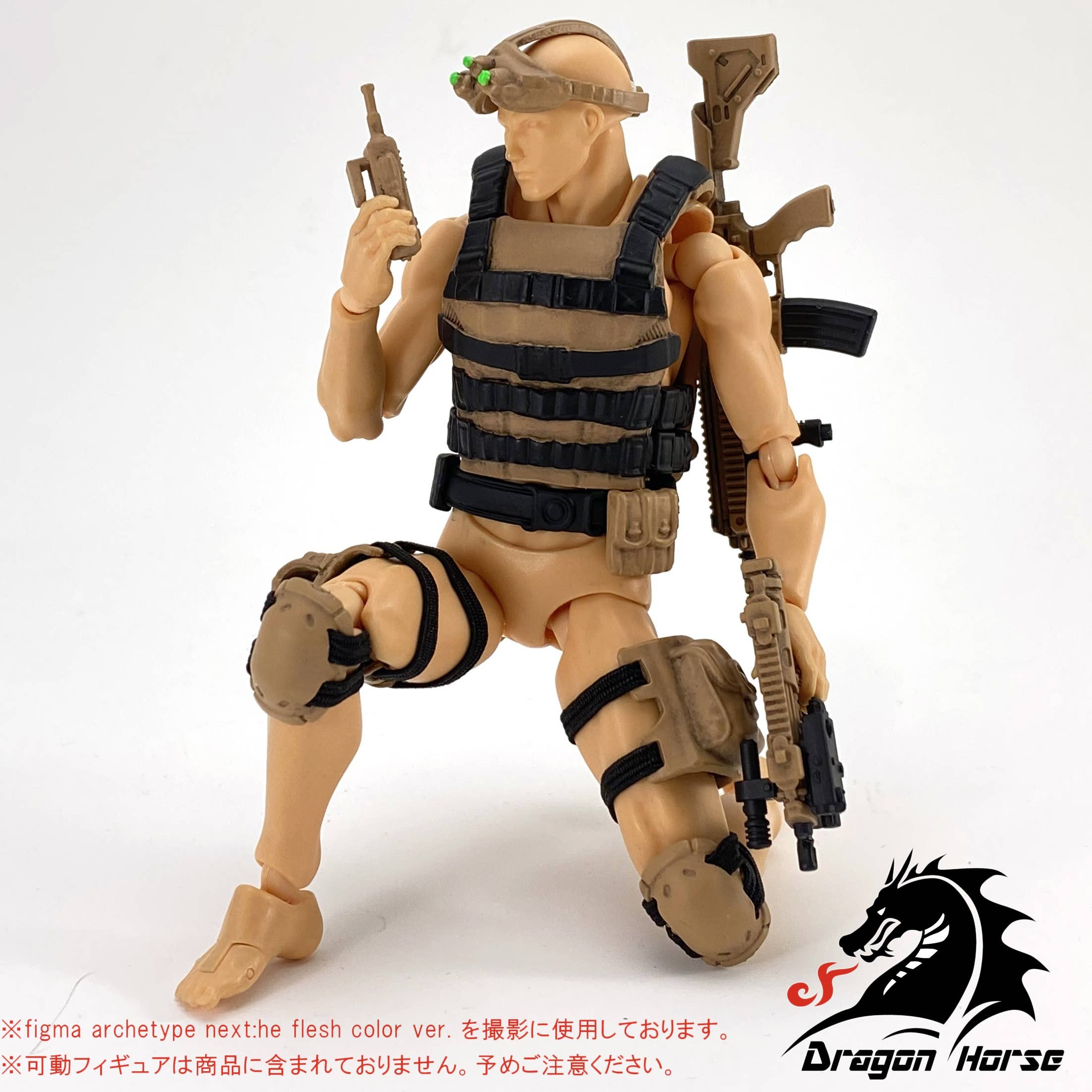 DHE001BD Action Figure Equipment Set B (Ghost) Desert Ver.