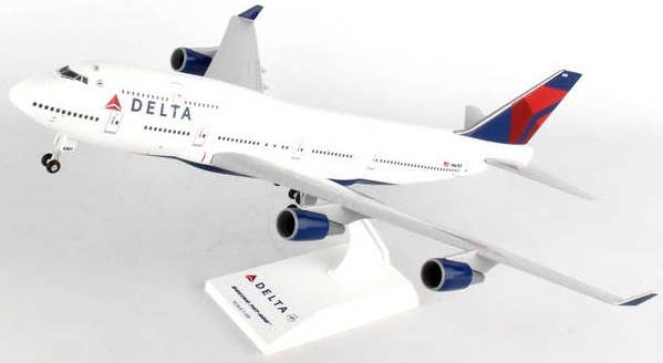 航空機・ヘリコプター 1/200 Delta B747-400 N668US Herpa Wings Delta 747-400 ezToys - Diecast Models and