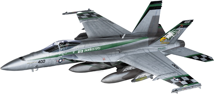 Details about   DOYUSHA 1/72 USN F/A-18E SUPER HORNET VFA-195 Chippy Ho Kit w/ Tracking NEW 