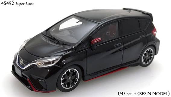 EBBRO Nissan Note Nismo S ミニカー Nissan Note Nismo S Super Black (Resin) | HLJ.com
