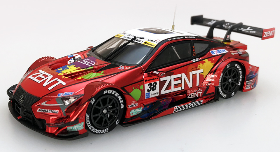 Amazon | EBBRO 1/43 ZENT CERUMO LC500 SUPER GT GT500 2018 No