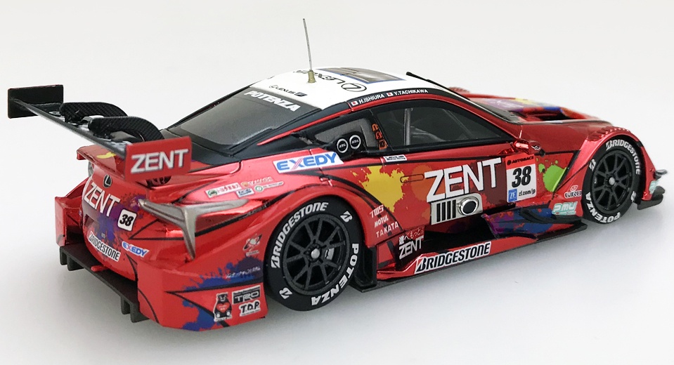 1/43 Super GT GT500 2017 Zent Cerumo LC500 No.38