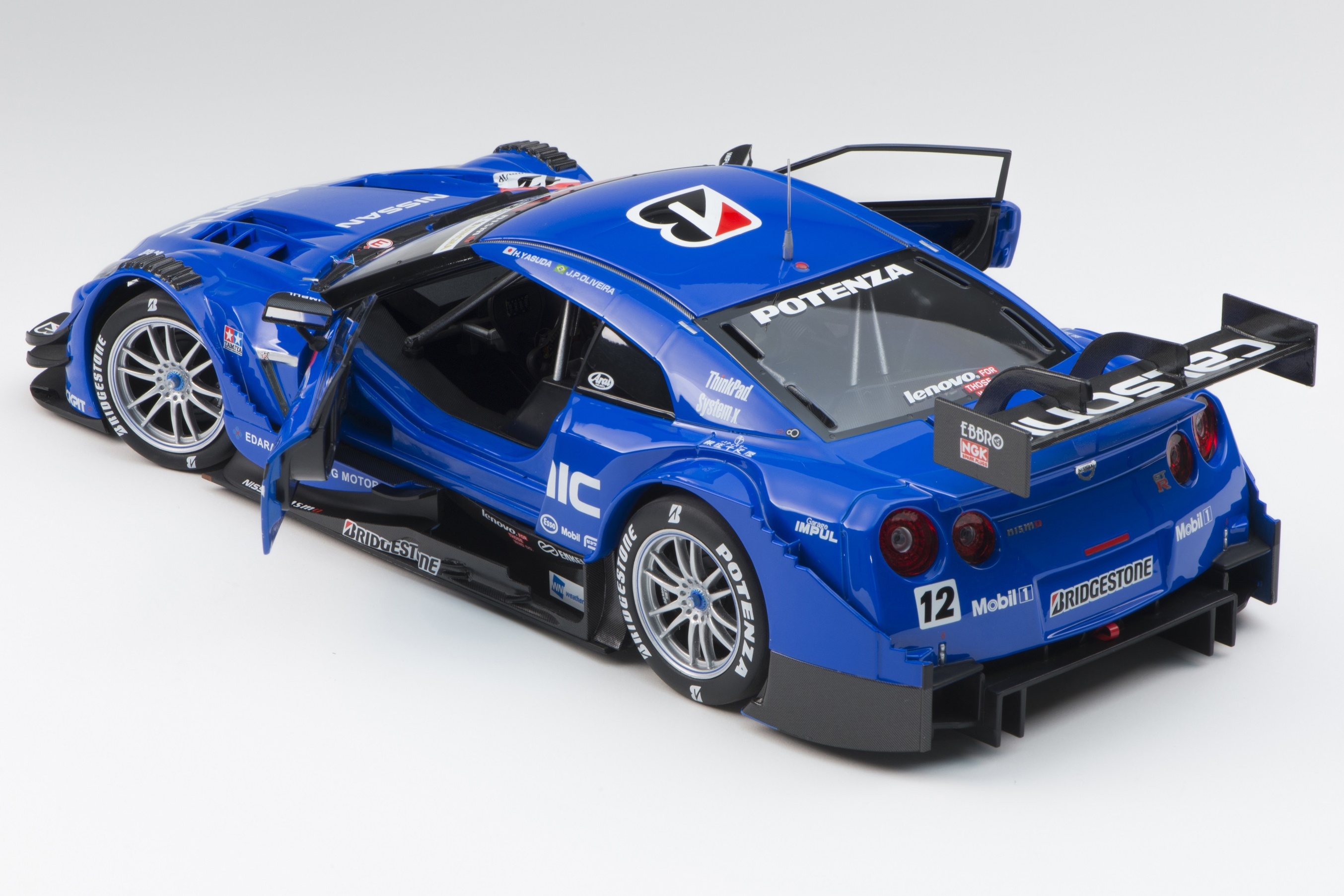 Calsonic Impul GT-R Super GT500 2015 Rd.1 Okayama No.12 Blue