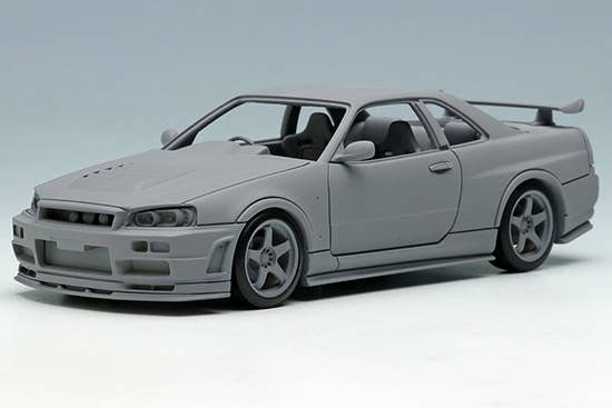 ミニカー　1/43 NISSAN SKYLINE GT-R (BNR34) NISMO R-tune(シルバー) [EM436A] Nissan Skyline GT-R (BNR34) NISMO R-tune Silver | HLJ.com