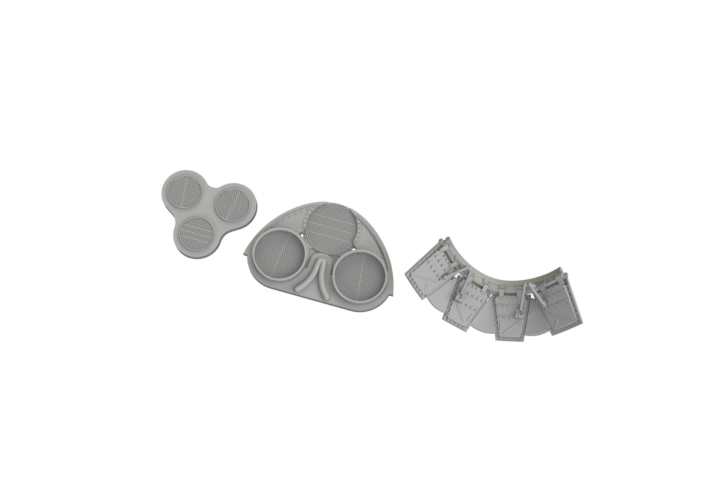 Rh40e Radiator P-40E radiators upgrade set PRINT (Eduard) | HLJ.com