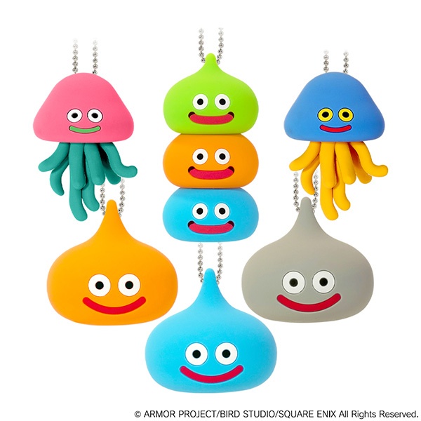 Dragon Quest: 3D Silicone Monster Keychain 1Box 12pcs