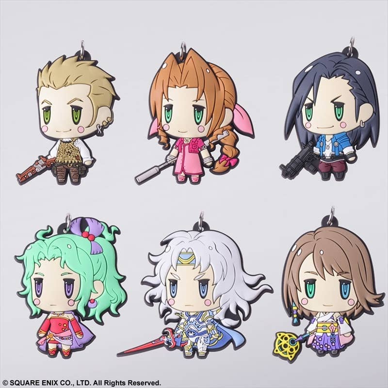 Final Fantasy Trading Rubber Strap Vol.4: 1Box (6pcs) | HLJ.com