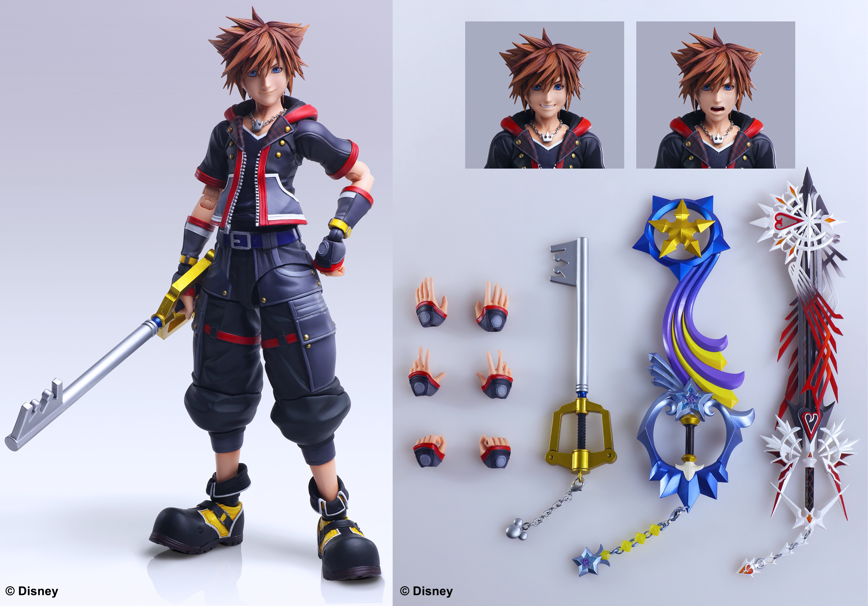 Genuine Square Enix Kingdom Hearts Avatar Trading Arts Mini SORA