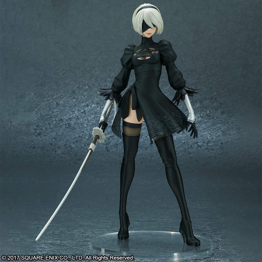 NieR:Automata 2B YoRHa No. 2 Type B Heroine Short Silver White