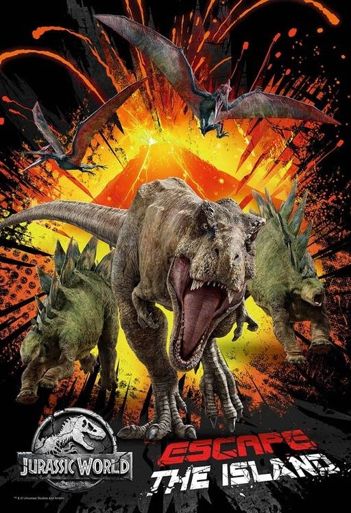 Jigsaw Puzzle: Jurassic World Escape The Island 300pcs (26cm x - Main Image