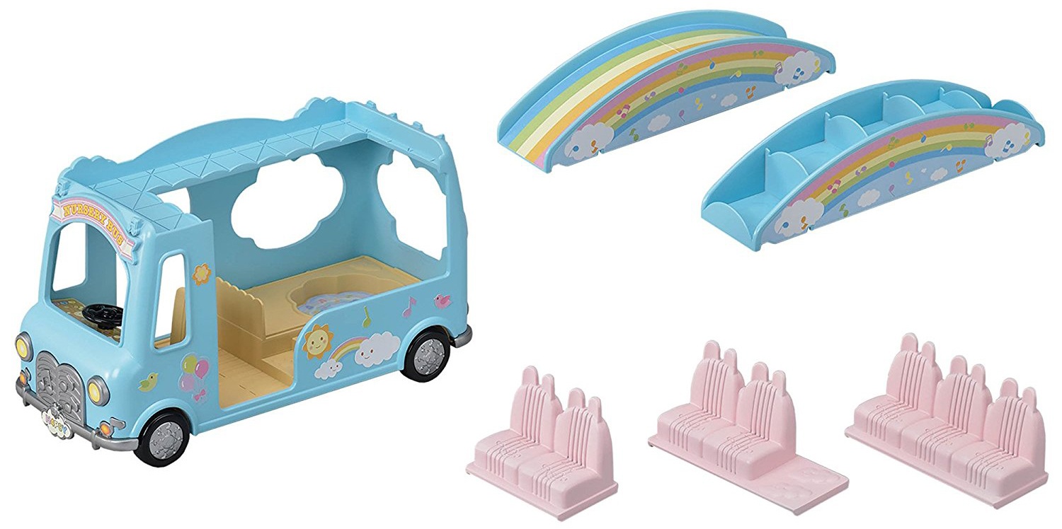 Nursery bus hotsell sylvanian families