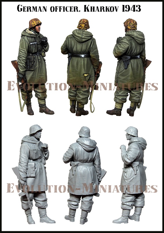 Kharkov Metal Figure KH001 Soldier War Park 1/30 WWII German Army Collect Kit 