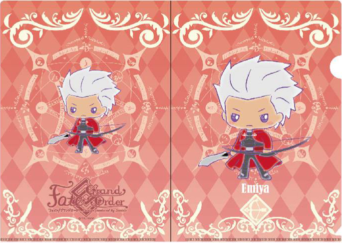 Fate Grand Order Design Produced By Sanrio Clear File Emiya Hlj Com