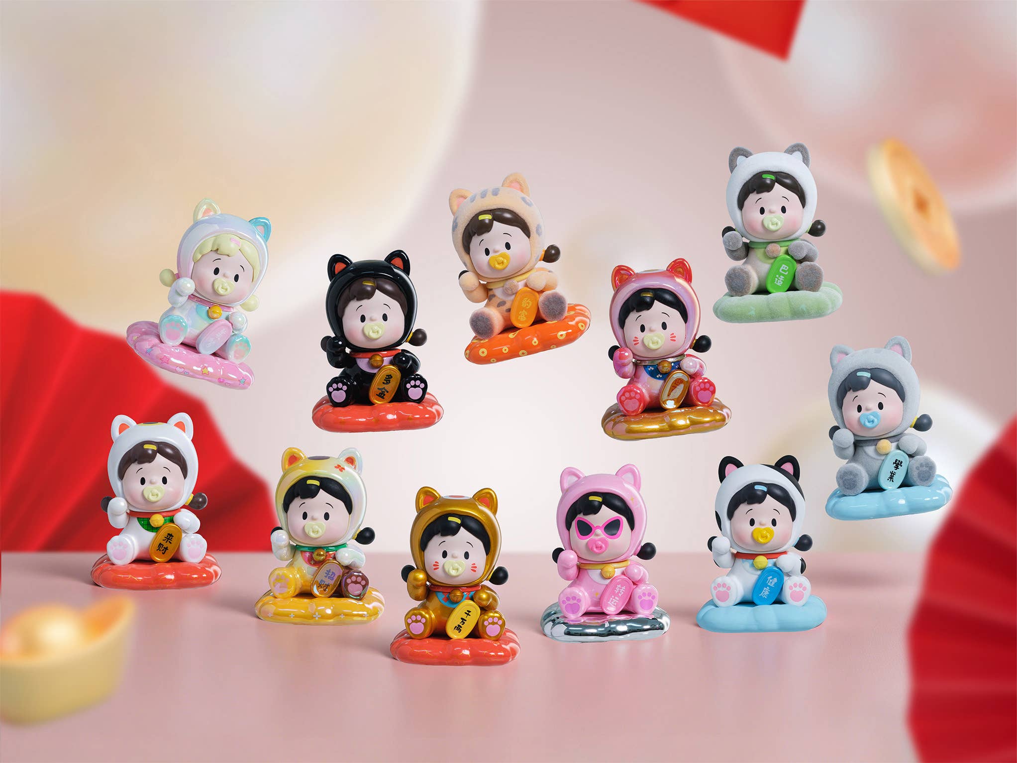Hanamaki Fortune Cat Series Trading Figure 1Box 8pcs | HLJ.com