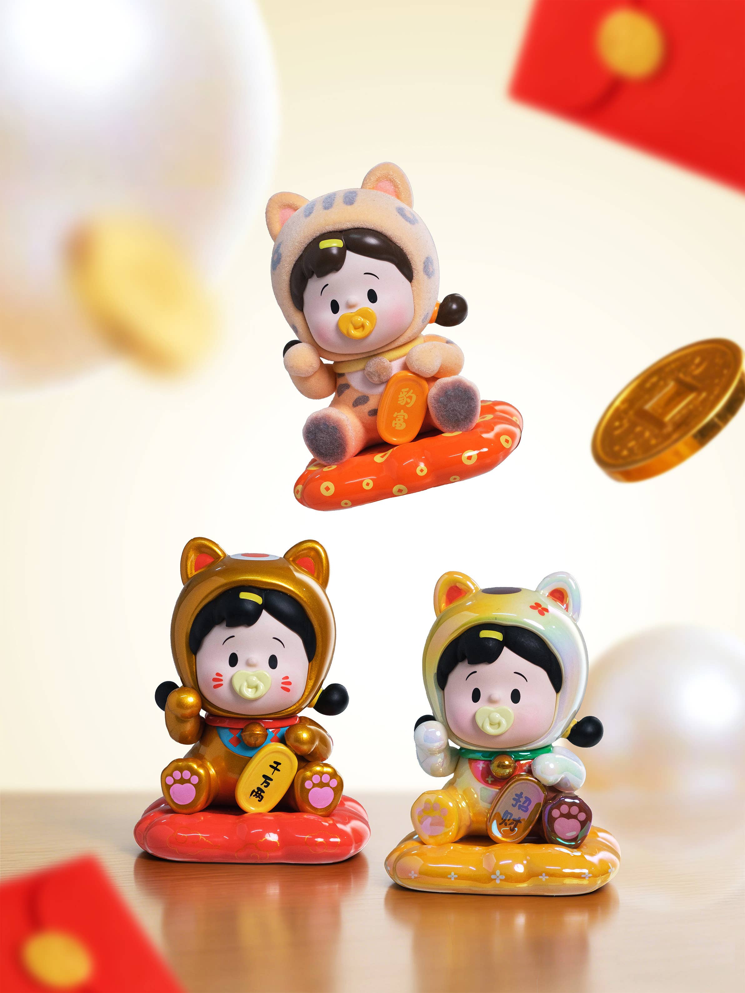 ♡fortune Hanamaki Fortune Cat Series Trading Figure 1Box 8pcs | HLJ.com