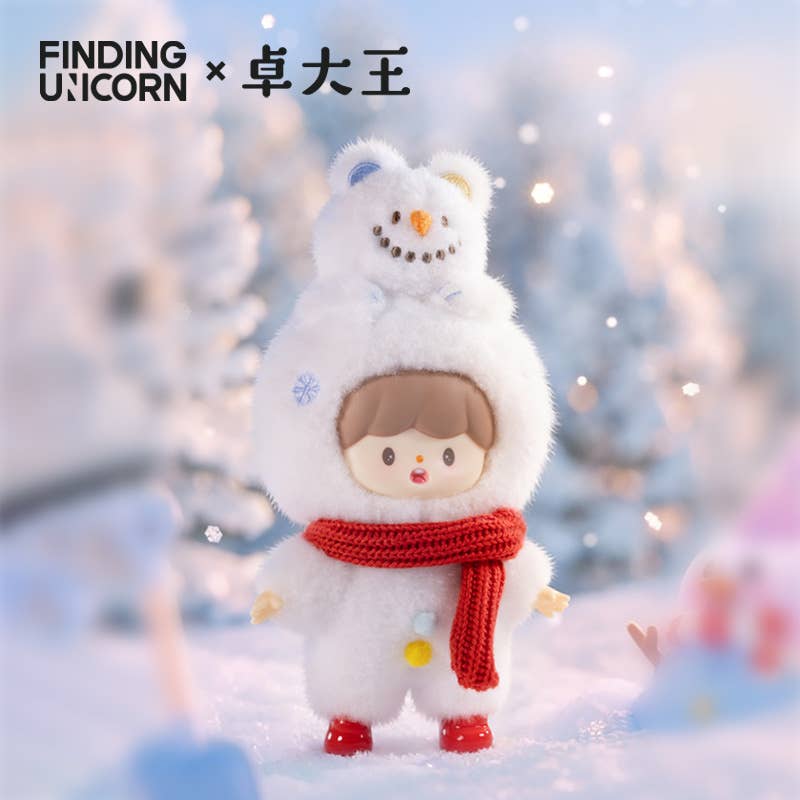 zZoton Winter Small Joys Series PVC Plush Blind Box 1Box 4pcs
