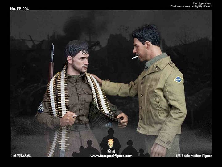 WWII France 1944 Private Edward フィギュア FP-004B) WWII US 29th Infantry Division France 1944 (DX Edition