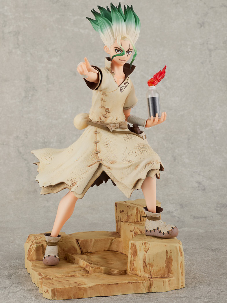 Anime Dr. Stone Senku Ishigami Cosplay Cosplay Senku Adulto Branco