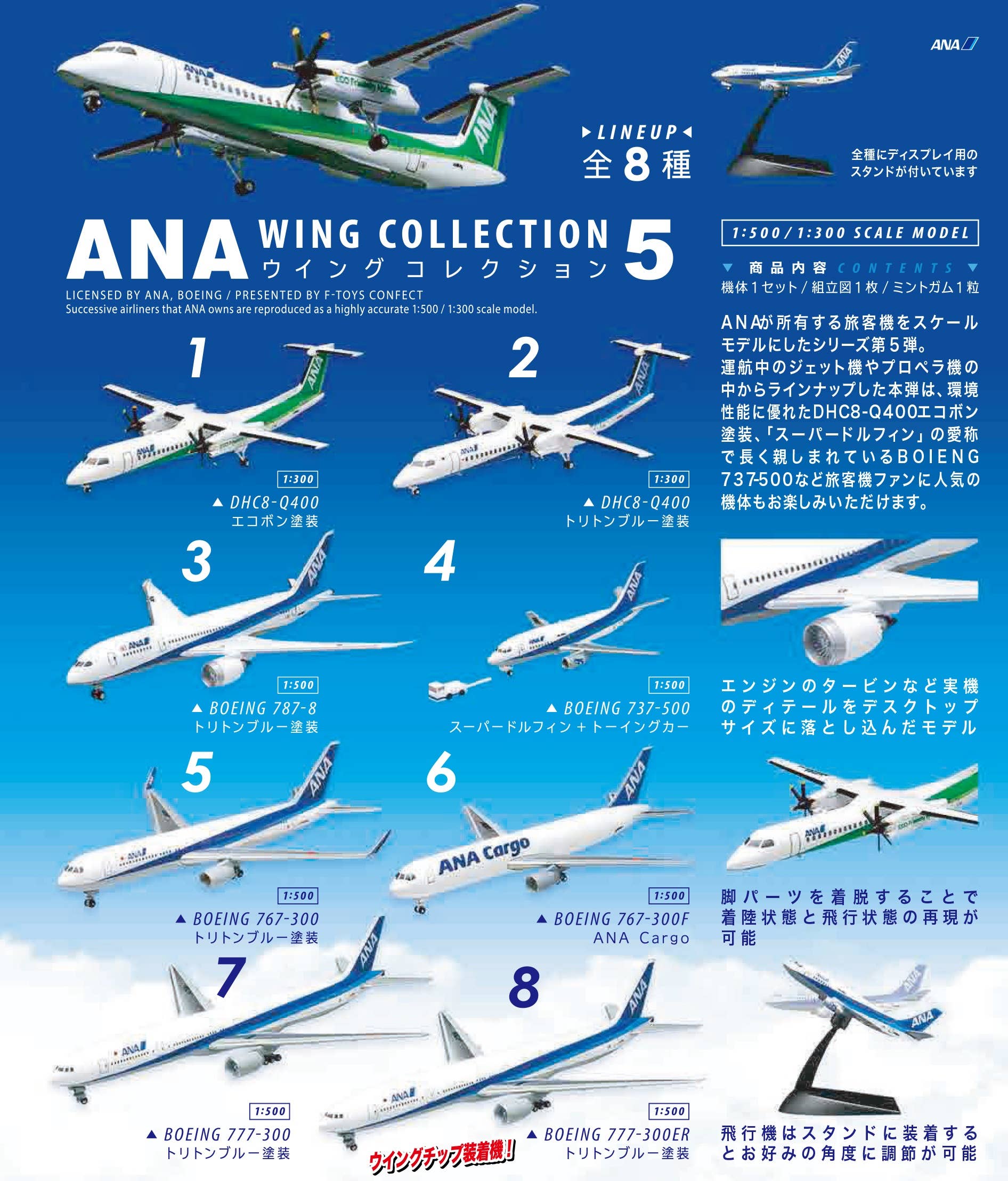 ANA Wing Collection #5: 1Box (10pcs) | HLJ.com