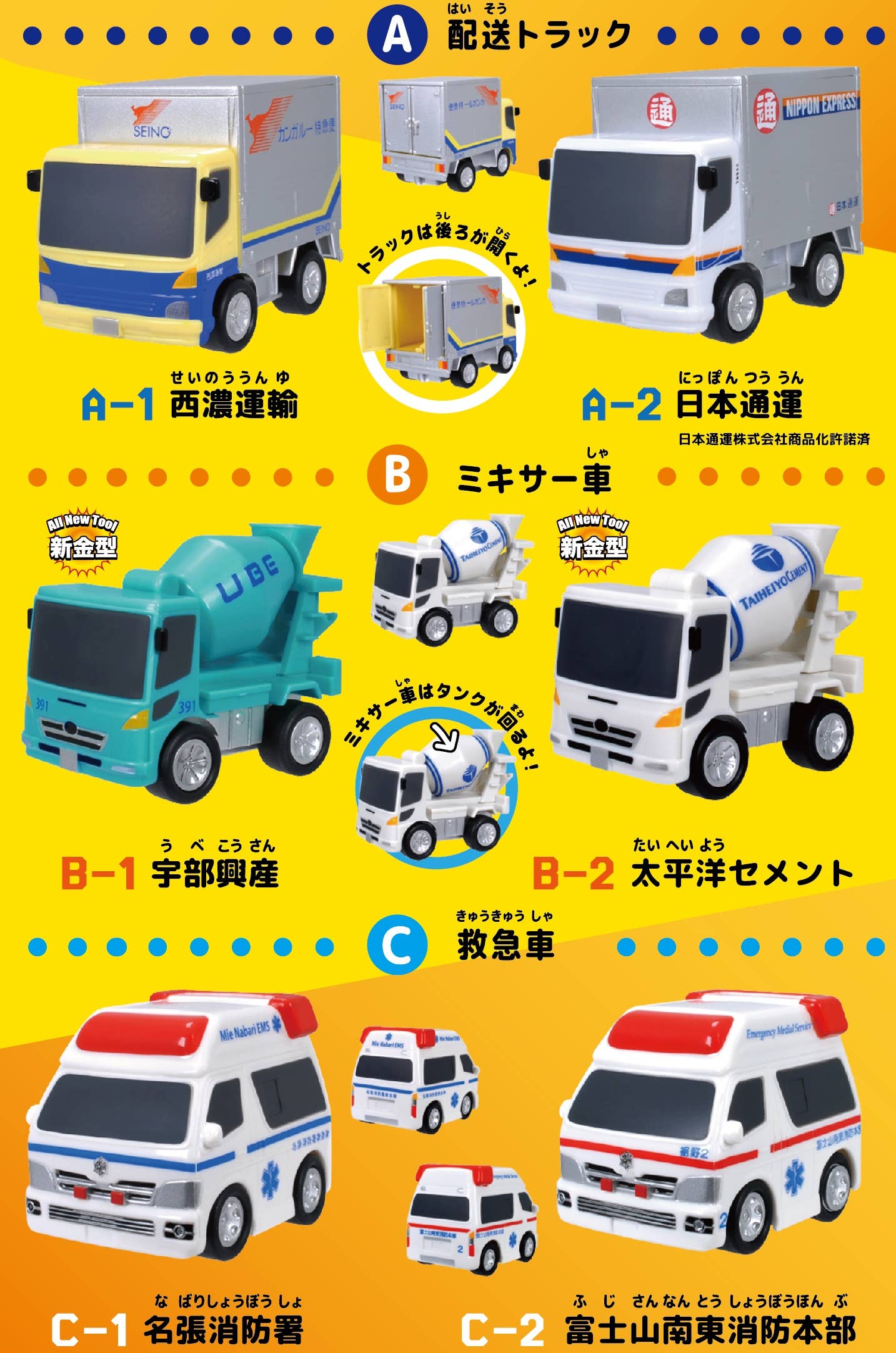 Working Vehicle Collection Vol.7 1Box 10pcs