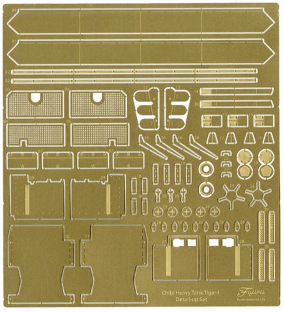 Chibi-Maru Tiger I (Eastern Front Ver.) with Photo-Etched Parts