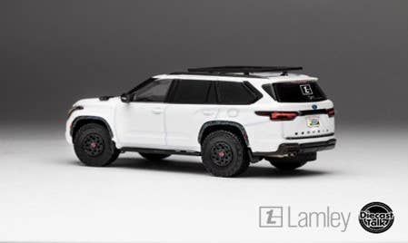 Toyota Sequoia TRD PRO Ice Cap White DiecastTalk x Lamley Custom