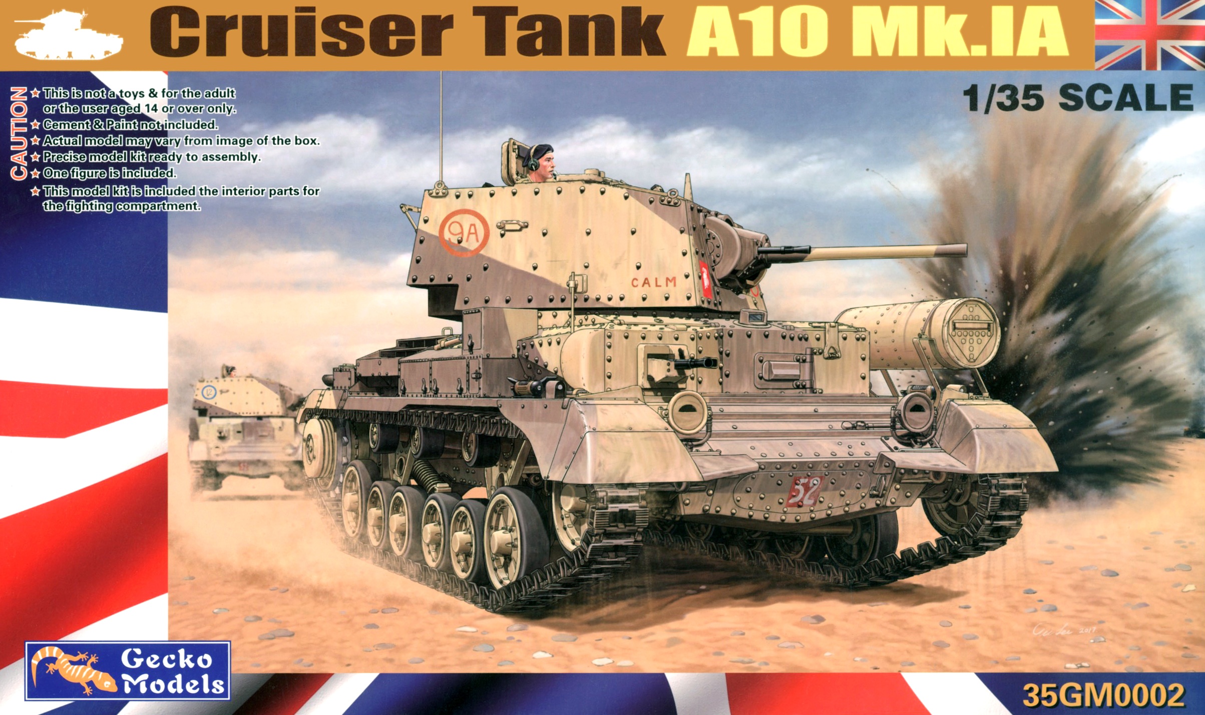 IA Gecko Models 1/35 35GM0002 Cruiser Tank Mk II A10 Mk 