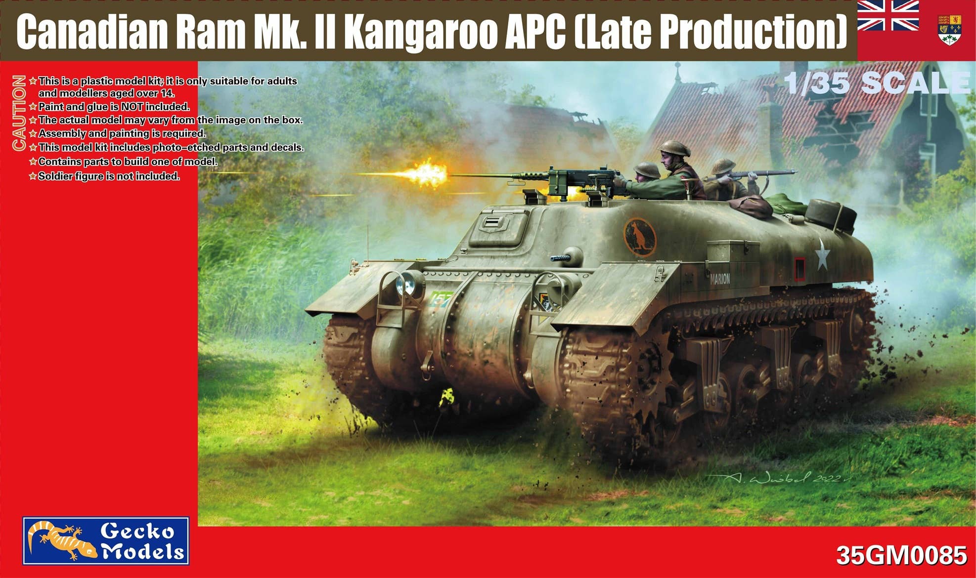 Canadian Ram Mk II Kangaroo APC Late Production HLJ