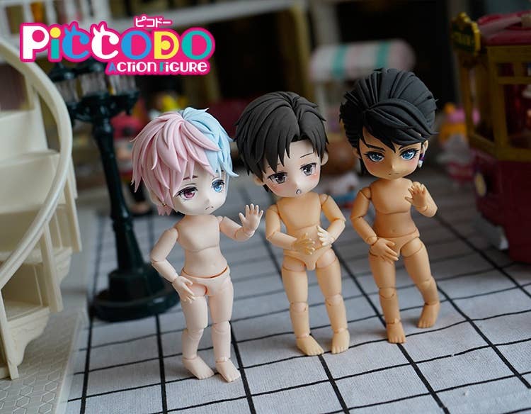 Piccodo Series Body9 Deformed Doll Body PIC-D001D Doll White