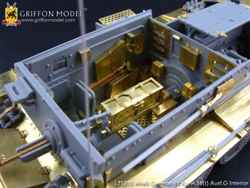 Pz.Kpfw.38(t) Ausf.G Interior -Dragon 6290- | HLJ.com