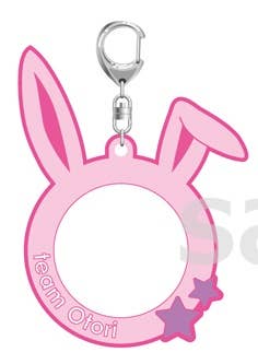 Hmm Rabbit Star-Myu x HMM Rabbit Ear Can Badge Keychain Team Otori Ver. | HLJ.com