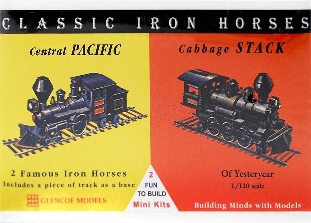Classic Iron Horses Central Pacific and Cabbage Stack