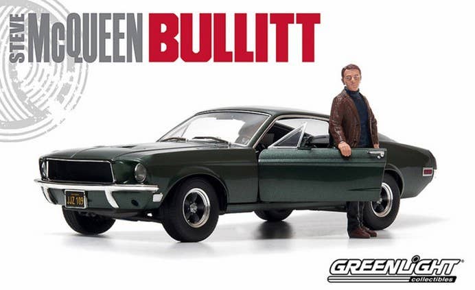 Bullitt (1968)- 1968 Ford Mustang GT Fastback Highland Green (with