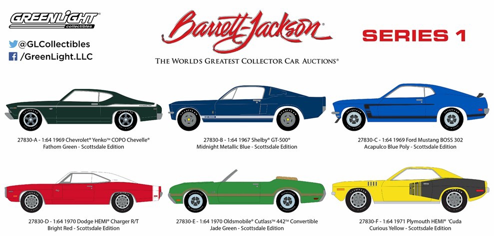 Amazon.com: Greenlight 37270 Barrett-Jackson Scottsdale