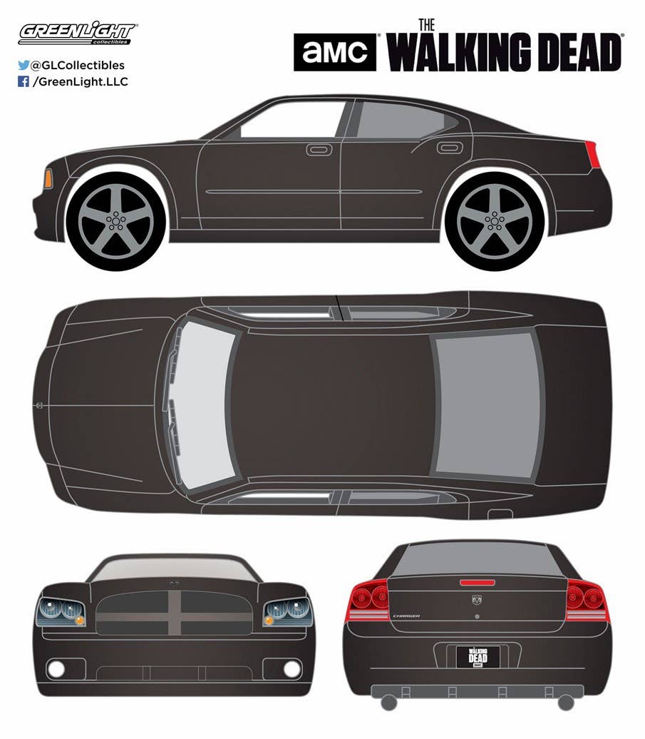 1/43 ウォーキングデッド Daryl Dixon's 2006 Dodge 1/43