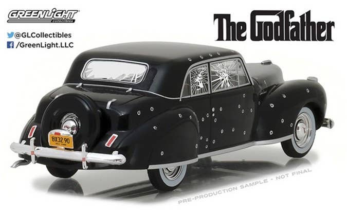 新品 DC DON CORLEONE LAND FORCE DC827 20インチ 4本 8.5J5HPCD114.3+45 マットブラック アウトランダー等　(VHV122)クレジットカード QRコード決済可能 1941 Lincoln Continental with Don Corleone Figure, The Godfather